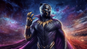 Black Panther, Superheroes, Artwork, Digital Art, Ai, 4K wallpaper