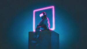 Artist, Artwork, Digital Art, Neon, 4K wallpaper