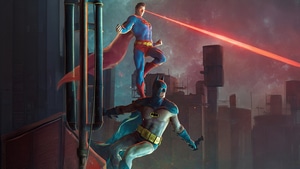 Superman, Batman, Artwork, Art, Digital Art, Superheroes, 4K wallpaper