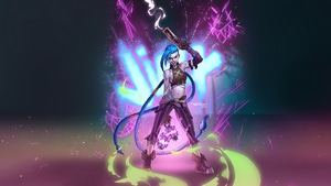 Jinx League Of Legends, League Of Legends, Games, 2024 Games, Artstation, Artwork, Art, Digital Art, Video Games, 4K wallpaper