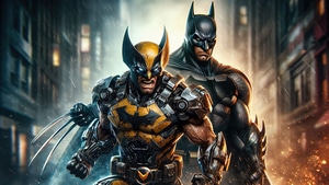Deadpool, Batman, Superheroes, Artwork, Artist, Art, Digital Art, Ai, Deviantart, 4K wallpaper