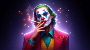 Joker, Supervillain, Superheroes, Deviantart, Ai, Artwork, Digital Art, 4K wallpaper