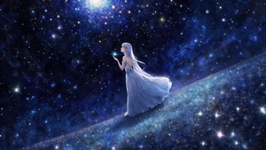 Anime Girl, Anime, Stars, Artist, Artwork, Digital Art, Deviantart, 4K wallpaper
