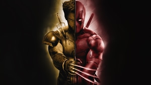 Deadpool And Wolverine, Deadpool 3, Wolverine, Deadpool, Superheroes, Artwork, Digital Art, 4K wallpaper