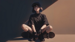 Artist, Artwork, Art, Digital Art, Ai, Skateboard, 4K wallpaper