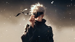 Satoru Gojo, Anime, Artwork, Digital Art, Art, Artist, 4K wallpaper