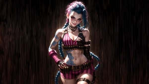 Jinx League Of Legends, League Of Legends, Games, Ai, Artwork, Digital Art, Video Games, Deviantart, 4K wallpaper