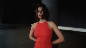 Red Dress, Girls, Model, Behance, 4K wallpaper