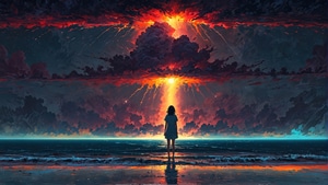 Anime Girl, Anime, Artist, Artwork, Digital Art, Deviantart, 4K wallpaper