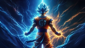 Goku, Anime, Artwork, Art, Digital Art, Ai, Artist, Deviantart, 4K wallpaper