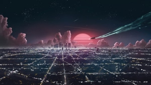 Synthwave, Vaporwave, Artist, Artwork, Digital Art, Artstation, 4K wallpaper