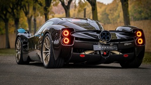 Pagani Utopia, Rear view, Carbon Fiber, 4K wallpaper
