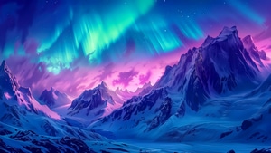 Northern Lights, Nature, Aurora, Artwork, Artist, Digital Art, Ai, 4K wallpaper