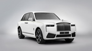 Rolls-Royce Cullinan Black Badge, White background, 2024, 4K wallpaper
