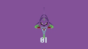 Neon Genesis Evangelion, Anime, Minimalism, Minimalist, Artist, Artwork, Digital Art, 4K wallpaper