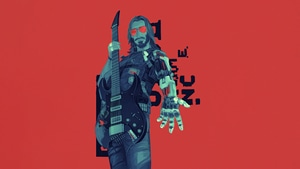 Keanu Reeves, Cyberpunk 2077, Games, Johnny Silverhand, Artwork, Art, Digital Art, Guitar, Video Games, 4K wallpaper