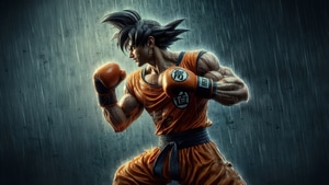 Goku, Anime, Artwork, Art, Digital Art, Ai, Artist, 4K wallpaper