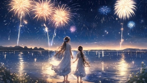 Fireworks, Artist, Artwork, Digital Art, Deviantart, 4K wallpaper