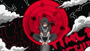 Itachi Uchiha, Ultrawide, Naruto, 4K wallpaper
