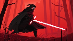 Kylo Ren, Star Wars, Movies, Minimalism, Minimalist, Artist, Artwork, Digital Art, Deviantart, 4K wallpaper