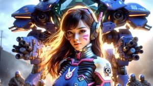 Dva Overwatch, Overwatch, Games, Ai Girls, Ai, Xbox Games, Ps Games, Pc Games, 2024 Games, Deviantart, Video Games, 4K wallpaper