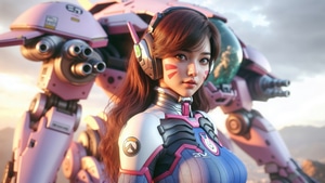 Dva Overwatch, Overwatch, Games, Ai Girls, Ai, Xbox Games, Ps Games, Pc Games, 2024 Games, Deviantart, Video Games, 4K wallpaper