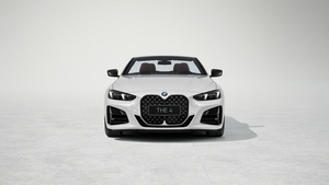 BMW 4 Series, 2024, White background, 4K wallpaper