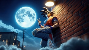 Goku, Anime, Artwork, Digital Art, Art, Artist, Dragon Ball Z, Ai, Deviantart, 4K wallpaper