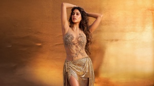 Janhvi Kapoor, 2024, Indian actress, 4K wallpaper
