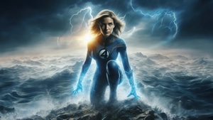 The Fantastic Four, Fantastic Four, Artwork, Digital Art, Art, Superheroes, Invisible Woman, Ai, Deviantart, 4K wallpaper