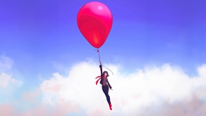Balloon, Artist, Artwork, Digital Art, 4K wallpaper