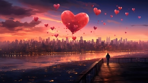 Love, Heart, Artist, Artwork, Digital Art, Logo, 4K wallpaper