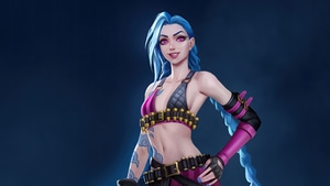 Jinx League Of Legends, League Of Legends, Games, Artwork, Digital Art, Video Games, Artstation, 4K wallpaper