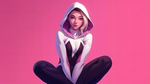 Gwen Stacy, Superheroes, Artwork, Digital Art, Ai, 4K wallpaper