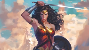 Wonder Woman, Superheroes, Artwork, Digital Art, Ai, 4K wallpaper