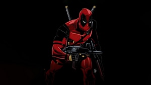 Deadpool, Superheroes, Artwork, Digital Art, Dark, 4K wallpaper