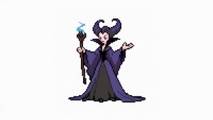 Maleficent, 8 Bit, Artist, Artwork, Digital Art, 4K wallpaper
