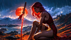 Warrior, Ai Girls, Artist, Artwork, Ai, Digital Art, Deviantart, 4K wallpaper