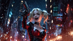 Harley Quinn, Supervillain, Superheroes, Artwork, Artist, Digital Art, Ai, Deviantart, 4K wallpaper