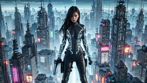 Scifi, Cyberpunk, Artist, Artwork, Digital Art, 4K wallpaper
