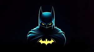 Batman, Superheroes, Artwork, Digital Art, Minimalism, 4K wallpaper