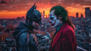 The Batman, Batman, Joker, Superheroes, Artwork, Digital Art, 4K wallpaper