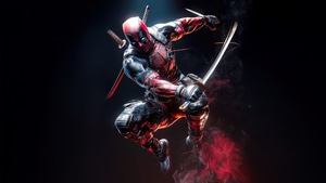 Deadpool, Superheroes, Artwork, Ai, 4K wallpaper