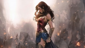 Wonder Woman, Superheroes, Artwork, Ai, Digital Art, 4K wallpaper