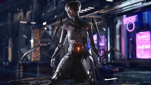 Cyberpunk, Cyberpunk 2077, Alita Battle Angel, Scifi, 2024 Games, Games, Artstation, Artist, Artwork, Digital Art, 4K wallpaper