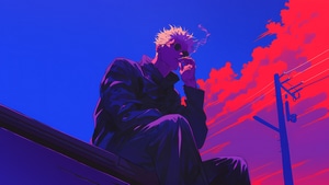 Jujutsu Kaisen, Anime Boy, Anime, Artist, Artwork, Digital Art, 4K wallpaper