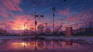 Anime, City, Buildings, Artist, Artwork, Digital Art, Pixiv, 4K wallpaper