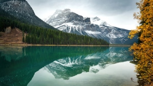 Lake, Reflections, Mountains, Sky, Nature, 4K wallpaper