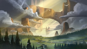 Valley, Nature, Artist, Artwork, Digital Art, Artstation, 4K wallpaper