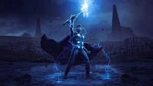 Thor, Superheroes, Artwork, Digital Art, 4K wallpaper